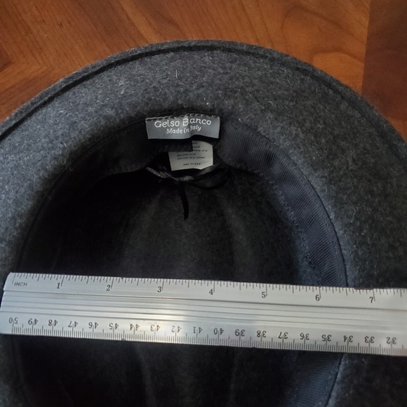 Gelso Bianco Firenze Hats ( Brown & Light Black) 100% Made in Italy - Picture 10 of 15